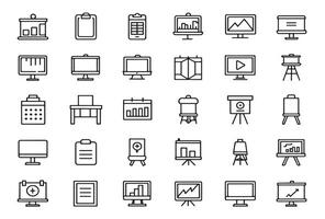 Whiteboard Icon for Efficient Group Discussions vector