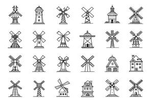 Windmill Icon Renewable Power for All vector