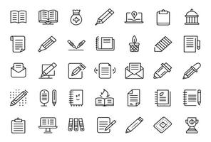 Writing Exercises Icon Master Your Craft vector