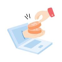 Take a look at this creative icon of financial relationship vector