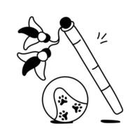 Fun and interactive toys to keep pets entertained vector