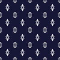 a blue and white pattern with a star on it vector