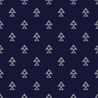 a blue and white pattern with triangles on it vector