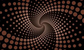 Abstract background with concentric circles in brown tones. Radial lines. illustration vector