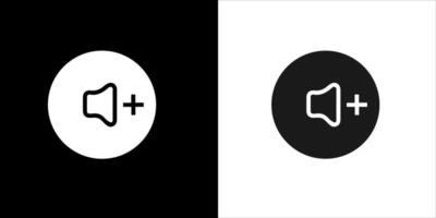 two icons of a speaker and a microphone vector