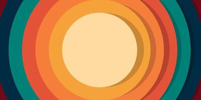 a colorful abstract background with a circular shape vector