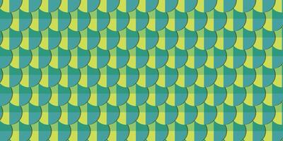 a green and yellow checkered pattern background vector