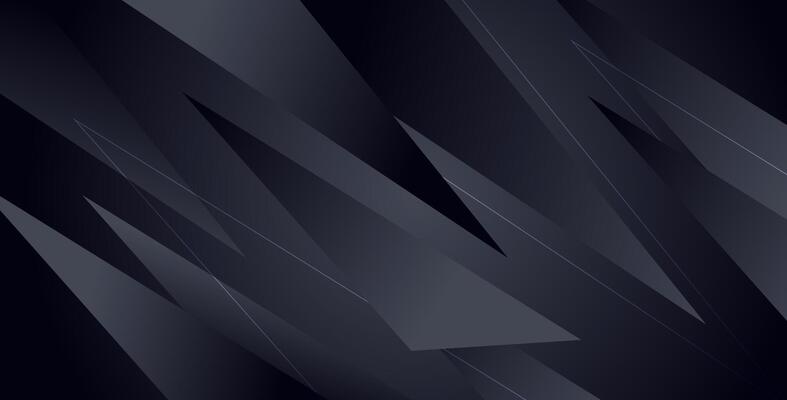 abstract black color gradient with diagonal shape geometric decoration background.