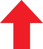 Modern up arrow icon design perfect for digital and print applications vector