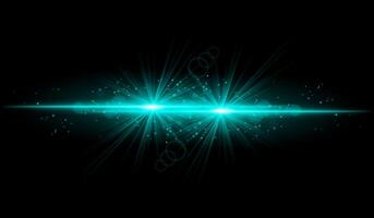 Dual Blue starburst. Bright intersecting beams, glowing particles, radiant light effects, warm illumination, abstract lighting design, futuristic energy, decorative visuals vector