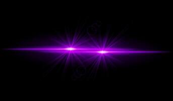 Dual purple starburst. Bright intersecting beams, glowing particles, radiant light effects, warm illumination, abstract lighting design, futuristic energy, decorative visuals vector