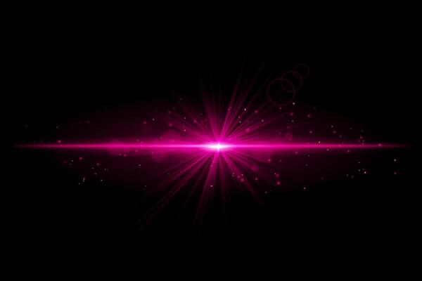 Purple starburst. Radiant light beam, glowing particles, bright star effect, warm illumination, abstract lighting design, futuristic energy, decorative modern visual