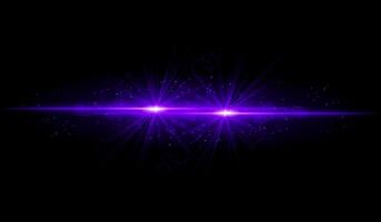 Dual purple starburst. Bright intersecting beams, glowing particles, radiant light effects, warm illumination, abstract lighting design, futuristic energy, decorative visuals vector