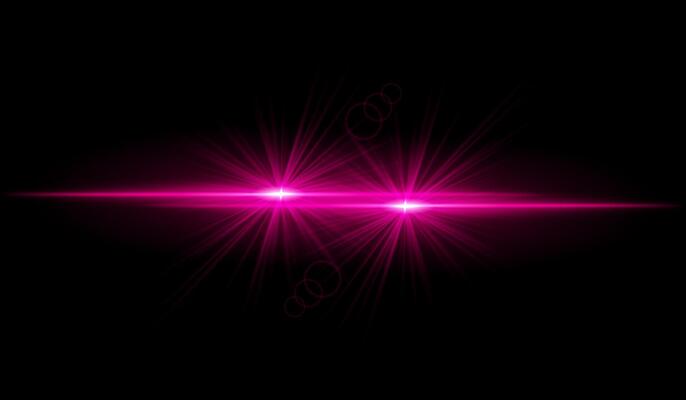 Dual pink starburst. Bright intersecting beams, glowing particles, radiant light effects, warm illumination, abstract lighting design, futuristic energy, decorative visuals