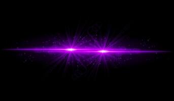 Dual purple starburst. Bright intersecting beams, glowing particles, radiant light effects, warm illumination, abstract lighting design, futuristic energy, decorative visuals vector