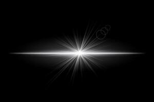 White starburst. Radiant light beam, glowing particles, bright star effect, warm illumination, abstract lighting design, futuristic energy, decorative modern visual vector
