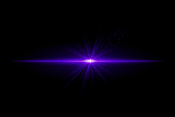 Purple starburst. Radiant light beam, glowing particles, bright star effect, warm illumination, abstract lighting design, futuristic energy, decorative modern visual