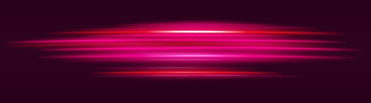 Red motion blur beam. Dynamic horizontal streaks, glowing red and orange light, abstract motion effect, futuristic energy, speed visual, modern lighting decor, radiant design.