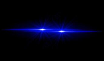 Dual Blue starburst. Bright intersecting beams, glowing particles, radiant light effects, warm illumination, abstract lighting design, futuristic energy, decorative visuals vector