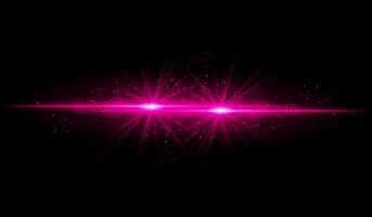 Dual pink starburst. Bright intersecting beams, glowing particles, radiant light effects, warm illumination, abstract lighting design, futuristic energy, decorative visuals vector