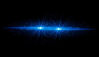 Dual Blue starburst. Bright intersecting beams, glowing particles, radiant light effects, warm illumination, abstract lighting design, futuristic energy, decorative visuals vector