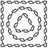 Set of Chain Frames. vector