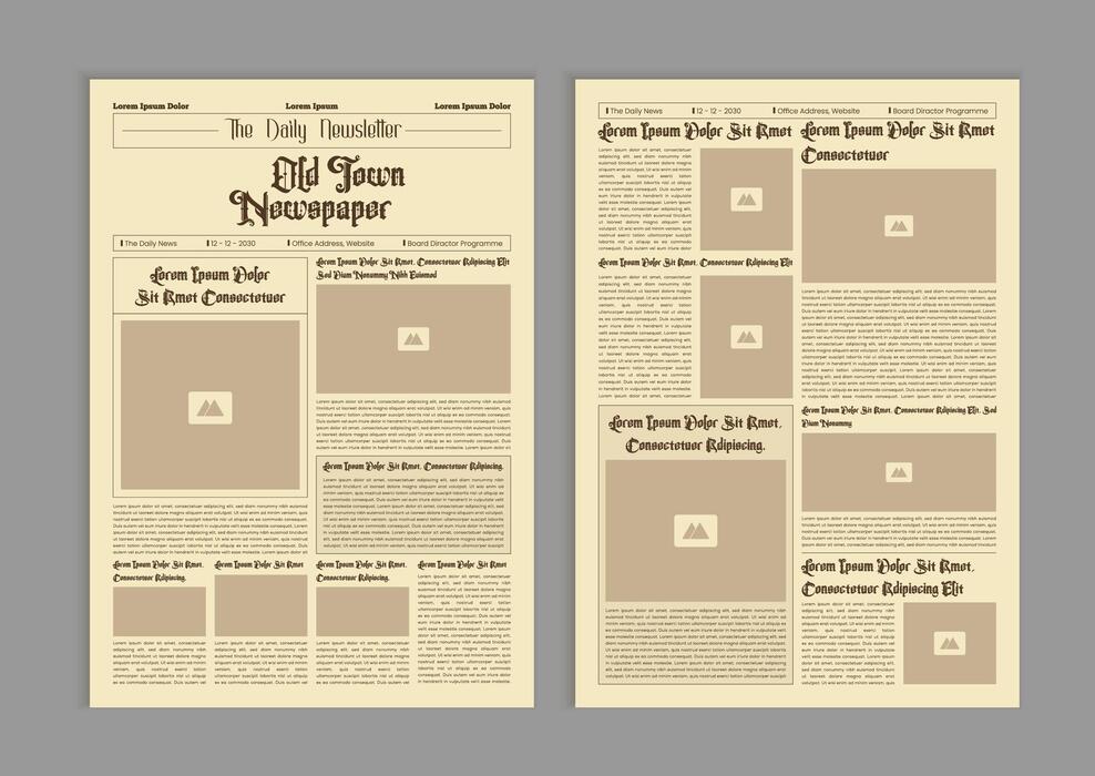 Newspaper Border Vector Art, Icons, and Graphics for Free Download