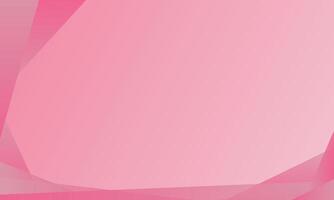 Abstract pink geometric background with gradient. vector