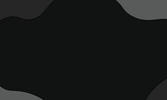 Abstract black and grey wavy background. vector