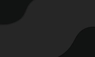 Abstract dark gray wavy background. vector
