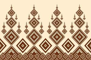 Retro Geometric Abstract ethnic pattern art. vector