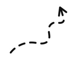 A black and white drawing of a person walking up a hill vector