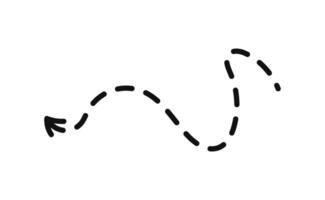 A line drawing of a snake going down a hill vector
