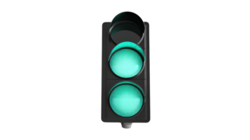 A traffic light with green lights on it png