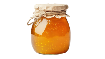 A Jar of Freshly Made Fruit Preserves Captured in a Rustic Setting Ideal for Home Cooking and Culinary Blogs. png