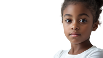A Young Girl Concentrating While Solving a Complex Puzzle or Engaged in a Challenging Activity, Perfect for Educational or Child-focused Content. png