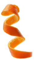 1 single long orange peel isolate on transparency background png