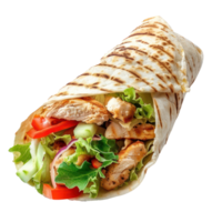 chicken wrap transparency background png