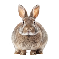 a rabbit is standing on a transparency background png
