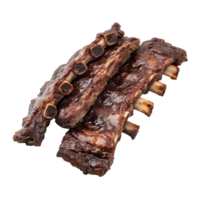 barbecue ribs on a transparency background png
