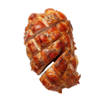 a sliced piece of meat on a transparency background png