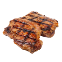 grilled pork chops on a transparency background png