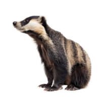 badger isolate on transparency background png