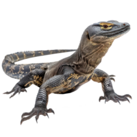 an image of a monitor lizard on a transparent background png