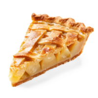 apple pie isolate on transparent background png