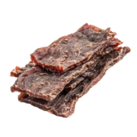 beef jerky isolate on transparent background png