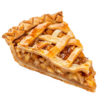 apple pie isolate on transparency background png