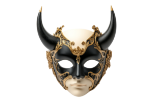 Elegant masquerade masks in various styles isolated white background for artistic display png