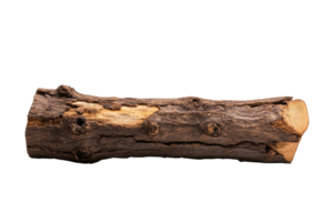 Yule log isolated on a white background front view food photography minimalist style png