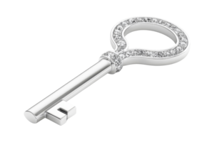 Key symbol front view conceptual image for seo impact png